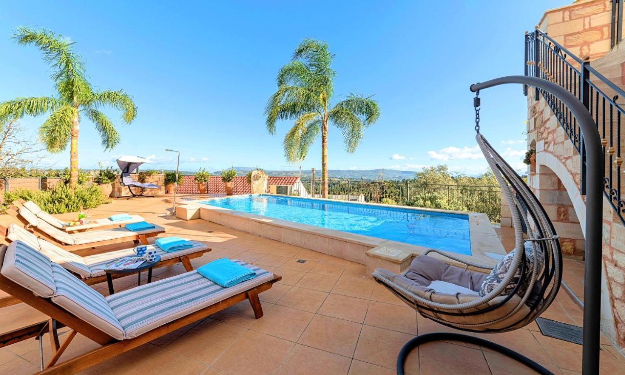 Steve Kois Villa Heated Pool Chania  Exterior foto