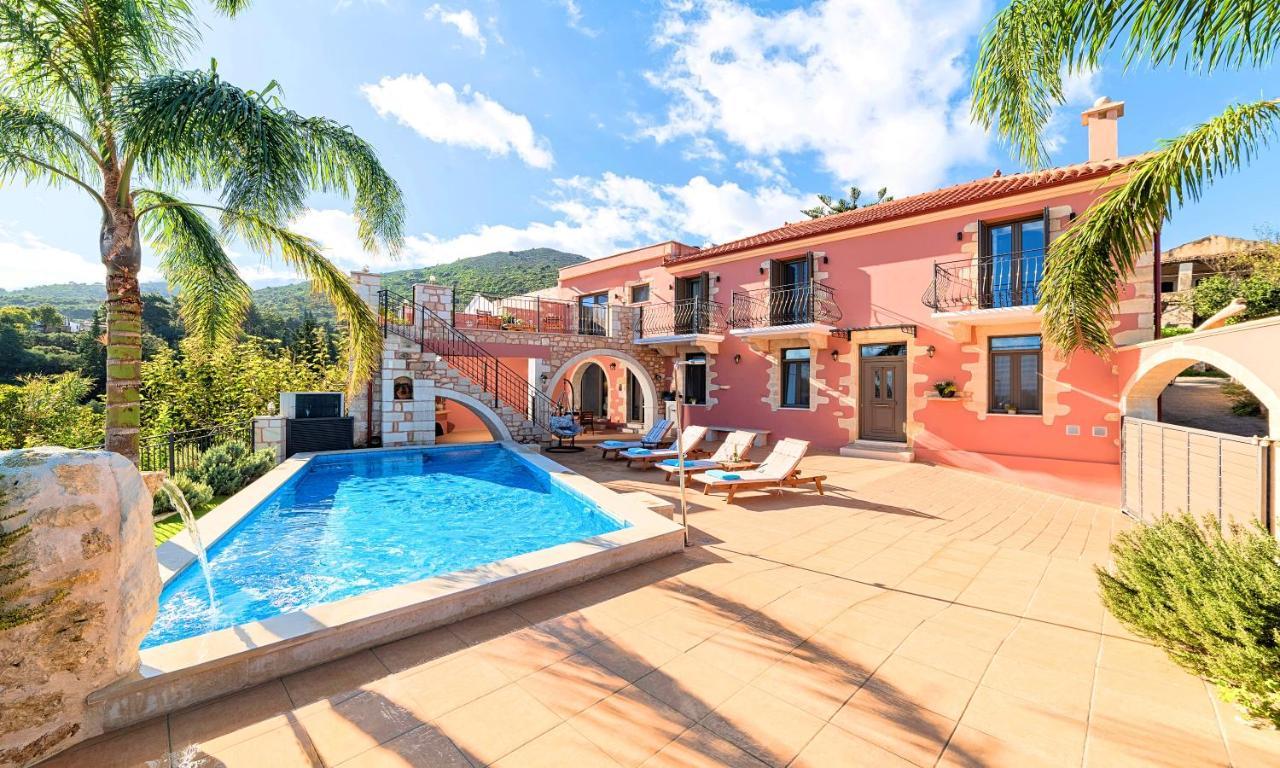 Steve Kois Villa Heated Pool Chania  Exterior foto