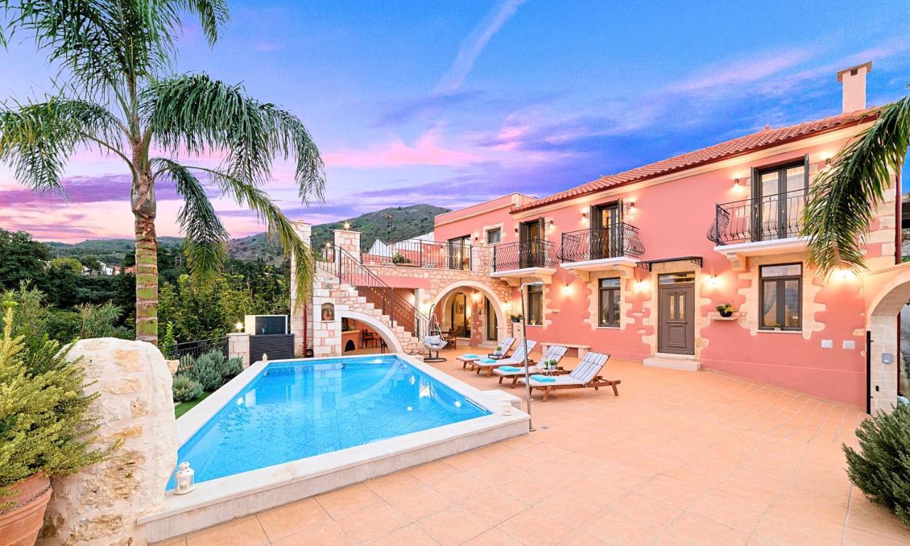 Steve Kois Villa Heated Pool Chania  Exterior foto